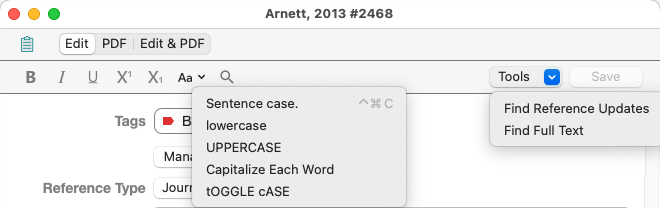 The Reference Panel